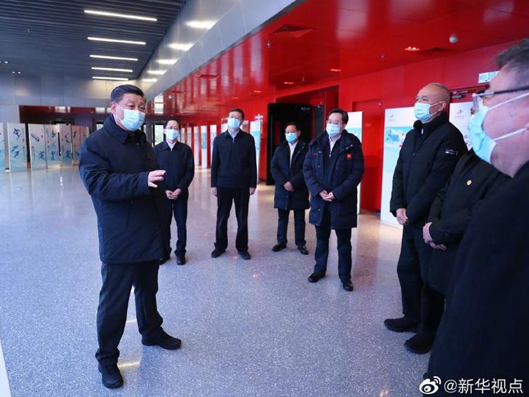 習(xí)近平考察北京冬奧會、冬殘奧會籌辦工作